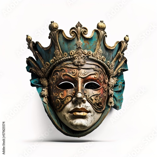 Royal mask for costume events generative ai © Arisctur