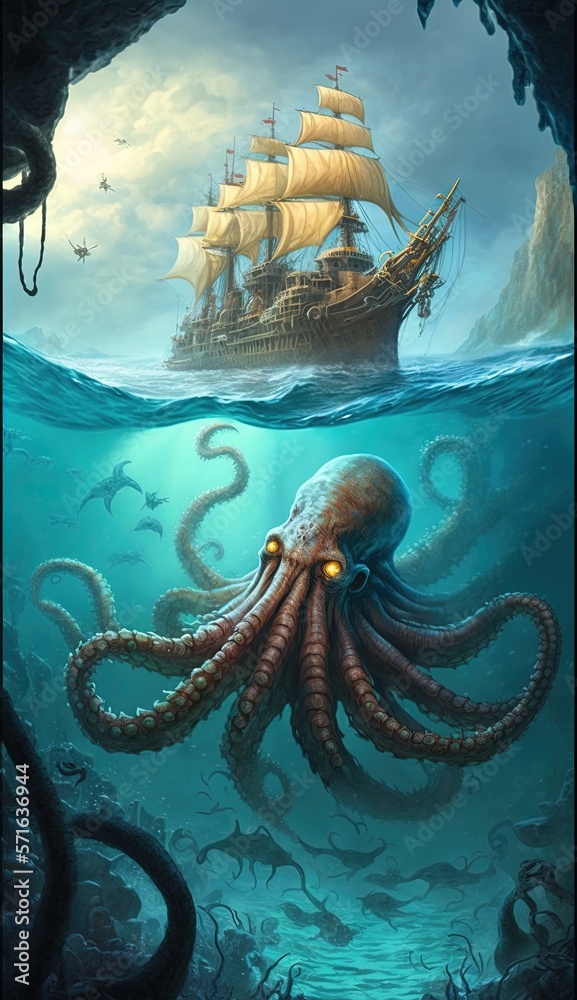 Artistic Octopus HD Wallpapers and Backgrounds