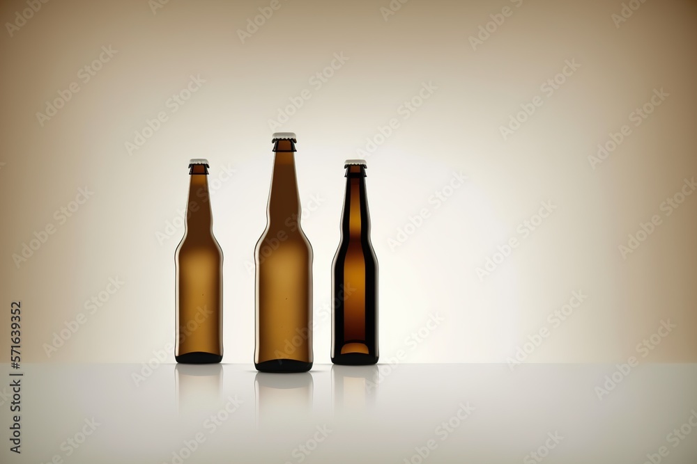 blank beer bottles background blank beer bottles background