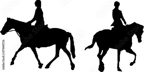 Horse jockey sportsman illustration vector sketch
