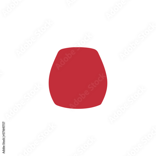 Blood clot icon. Simple style world donor day poster background symbol. Blood clot brand logo design element. Blood clot t-shirt printing. vector for sticker.