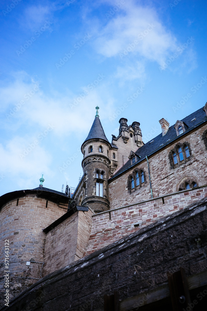 Fototapeta premium Schloss Wernigerode, außenansicht