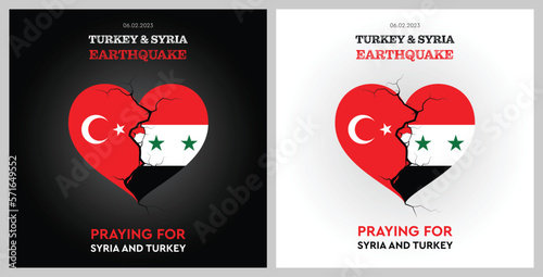 Turkey and Syria Earthquake. Pray for Turkey. Broken Hearth Turkey and Syria.
 photo