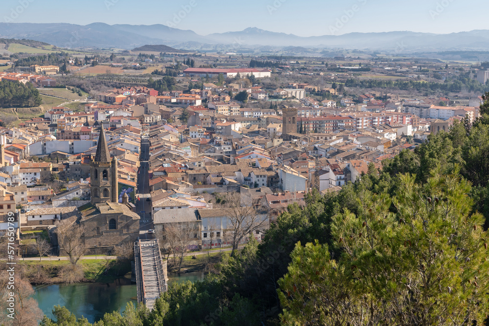 View over Sangüesa. Navarra