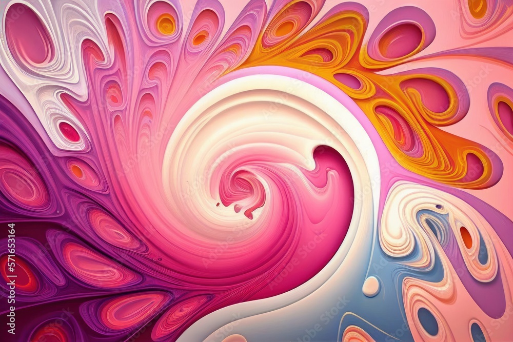 Abstract Colourful Spiral Pattern Background - Pink Pastel Fibonacci Banner - Seamless Geometric Vintage Floral Wallpaper Banner Ornament Decoration - Generative AI Illustration Abstract Colourful Spiral Pattern Background - Pink Pastel Fibonacci Banner - Seamless Geometric Vintage Floral Wallpaper Banner Ornament Decoration - Generative AI Illustration