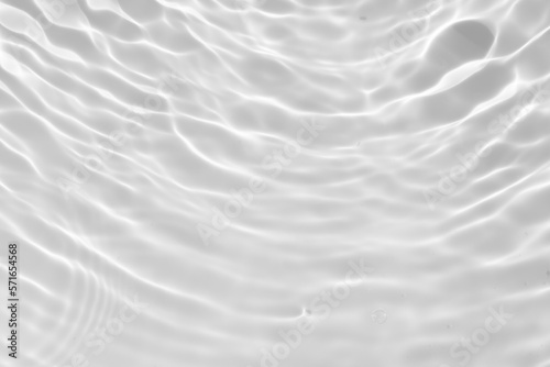 Abstract white transparent water shadow surface texture natural ripple background