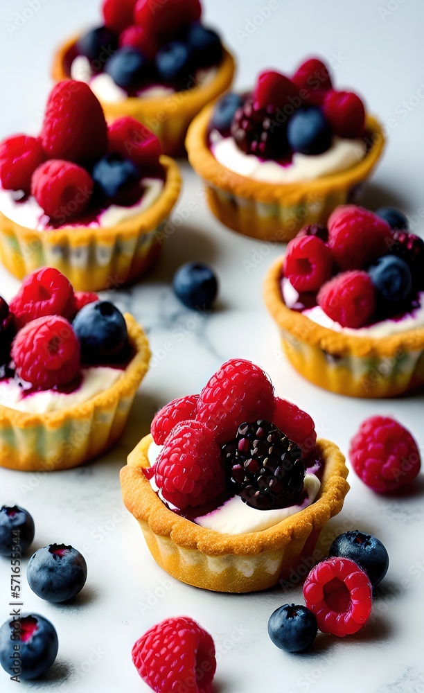 raspberry and blueberry tart raspberry and blueberry tart