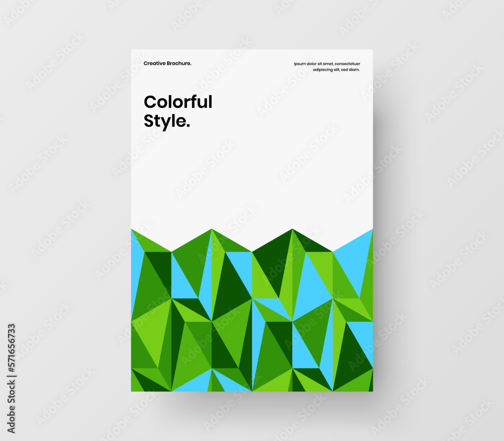 Abstract mosaic tiles handbill concept. Vivid poster design vector layout. Abstract mosaic tiles handbill concept. Vivid poster design vector layout.