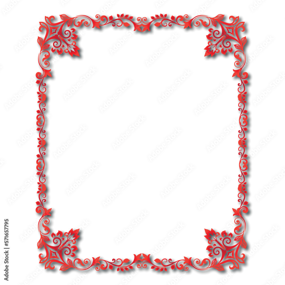 Obraz premium frames in vintage style with elements of ornament, art, pattern, background, texture, Vector illustration eps 10, Art.