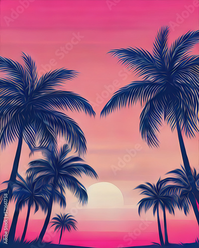 ocean, sea, beach, summer, pastel, sand, waves, blue, water, vivid, pink candy, nude, landscape, boho, style, sun, relax, travel, seaside, hawaii  © Cyber Art
