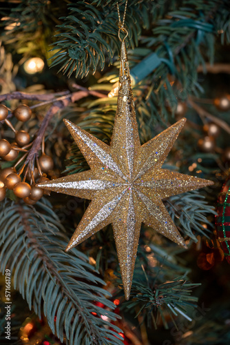 Christmas star ornament
