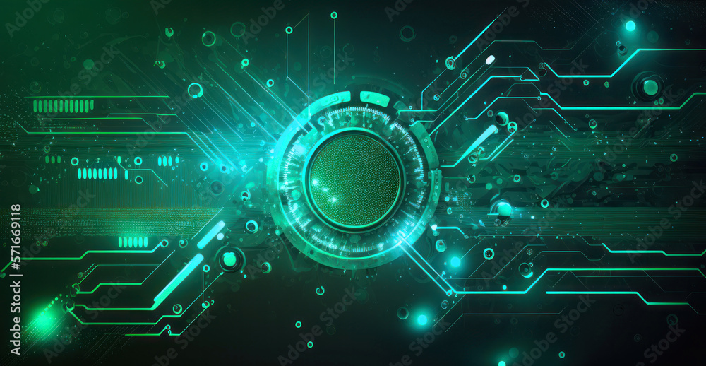 Digital or cyber technology concept, abstract future data background generative ai Digital or cyber technology concept, abstract future data background generative ai