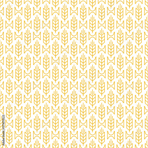 Abstract seamless ear pattern for texture, textiles, packaging, simple backgrounds and creative design