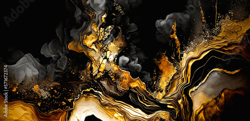 Abstract alcohol ink background - Generative AI
