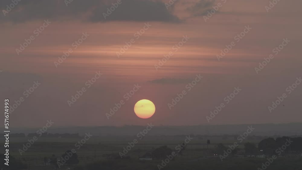 Sunset on Paraiba Brazil