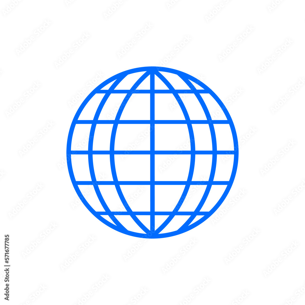 Internet icon. Vector illustration on a white background. Internet icon. Vector illustration on a white background.
