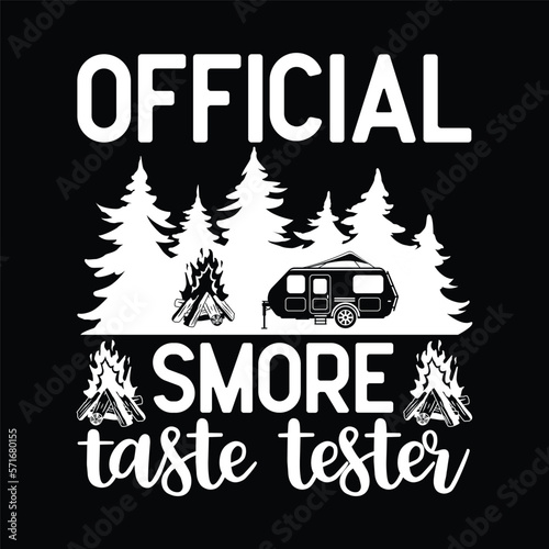 Official Smore Taste Tester Campfire S'mores Camper