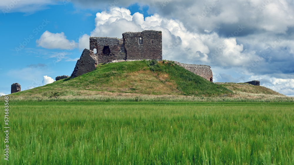 Historic Ruins of Duffus Castle, Moray