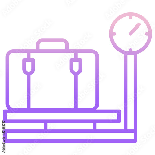 Weight limit icon