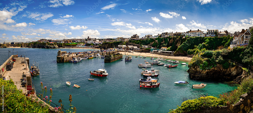 Newquay harbour, Cornwall