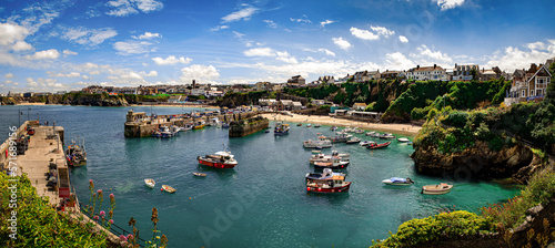 Newquay harbour, Cornwall photo
