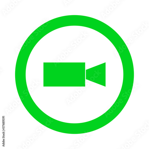 Video call icon. video chat icon and Microphone icon. video conferencing social media chat, message. Turn on and turn off video. internet conversation buttons. call screen template  camera
