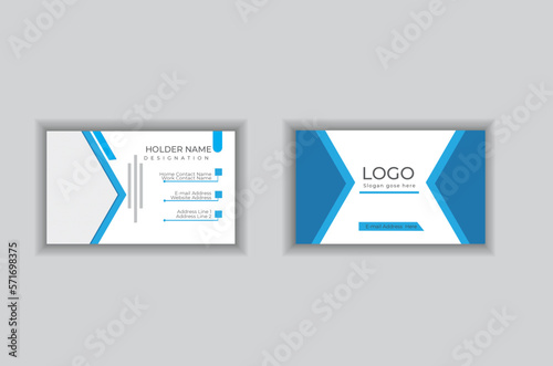 Simple Business Card Layout. Creative and modern business card template and modern business card template  . double sided business card template modern and clean style . 
