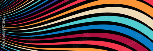 Abstract dark vintage ray retro art paper op art stripe line design background