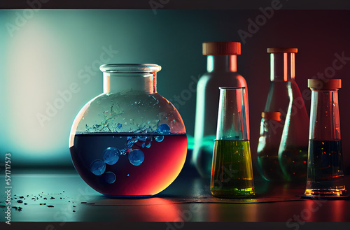 abstract laboratory illustration