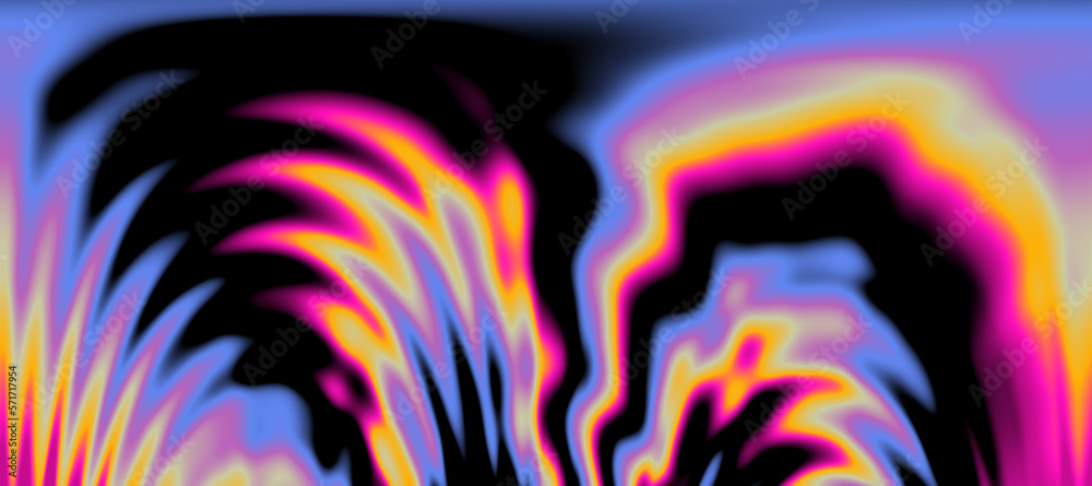 Psychedelic trippy background with colorful leaks. Psychedelic trippy background with colorful leaks.