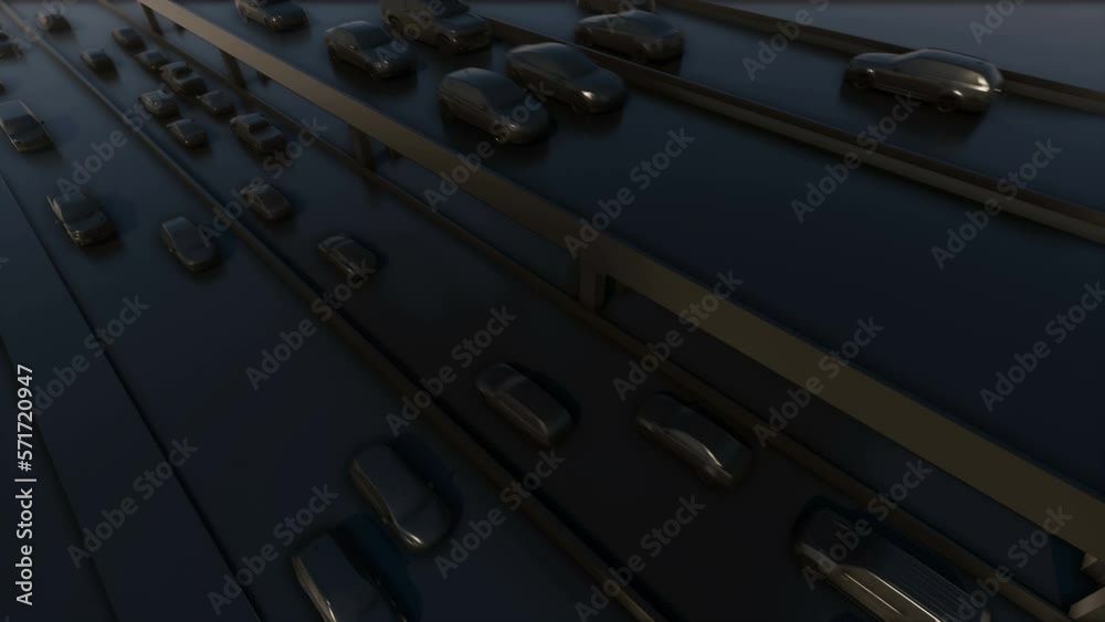 City Traffic 3D Video Animation City Traffic 3D Video Animation