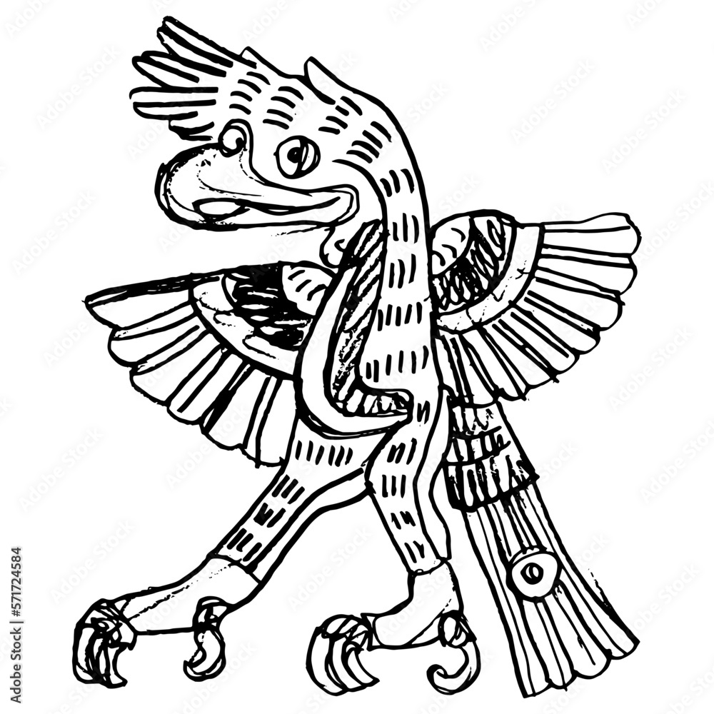Aztec Eagle Design