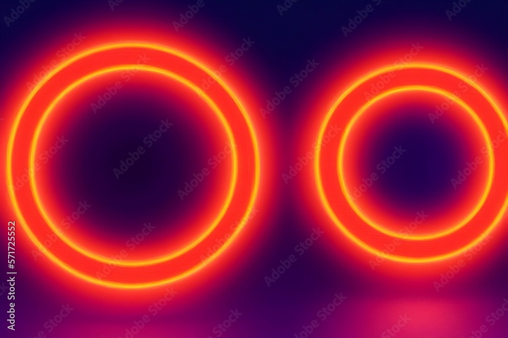 abstract neon flashes and beams of light, space background, strobe light, generative ai