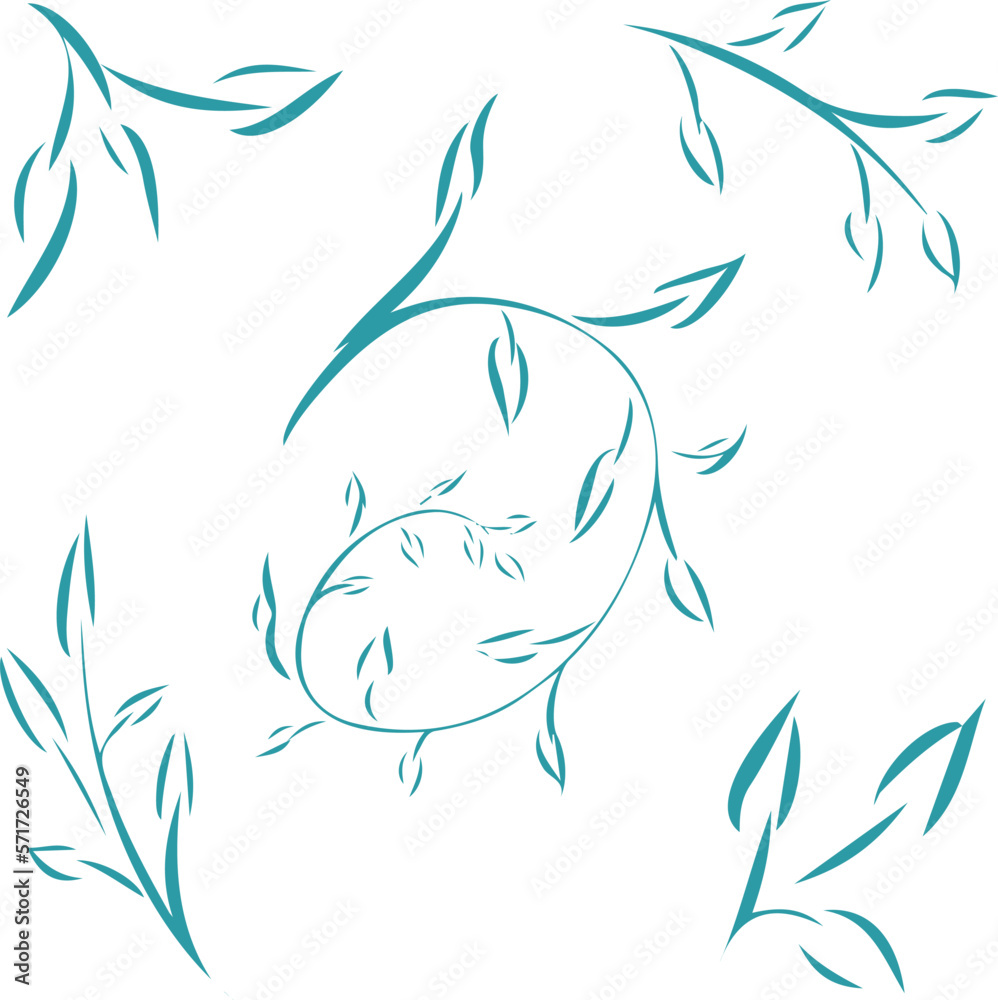 Vector graphics drawing leaves. Vector branch with leaves sketch. Contour tender branch. Leaves of flowers and trees. Sketch of plants and herbs. Ornament with leaves on a white background. Vector graphics drawing leaves. Vector branch with leaves sketch. Contour tender branch. Leaves of flowers and trees. Sketch of plants and herbs. Ornament with leaves on a white background.