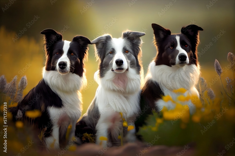 Border Collie portrait, with blurred background illustration
generative ai Border Collie portrait, with blurred background illustration
generative ai