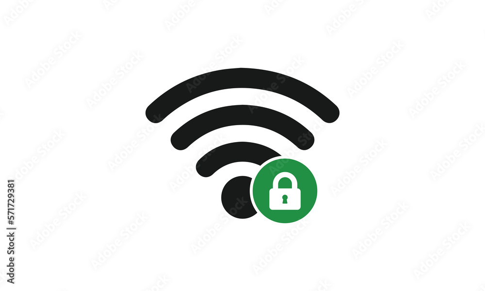 Security wifi internet and Private network vector ,Secure Access icon