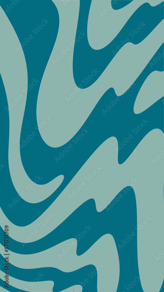 Bold abstract retro pattern illustration