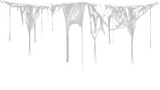 A digital illustration of ablack background with a layer of slime dripping across the top.