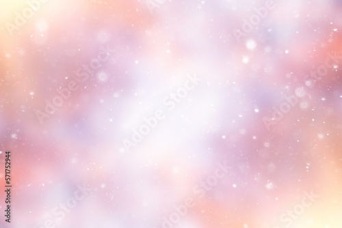 blurred snow   winter abstract background  snowflakes on abstract blurred glowing leaf background