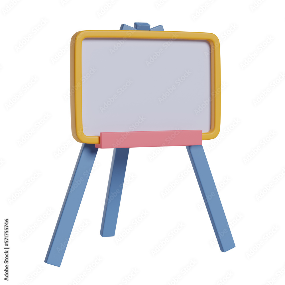 Whiteboard 3D Illustration Whiteboard 3D Illustration