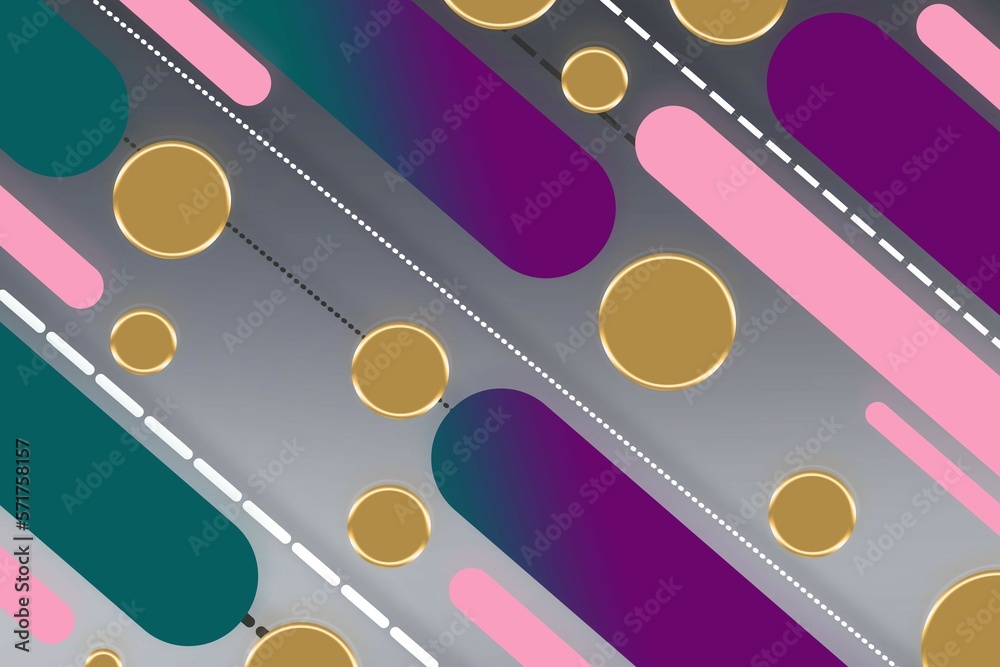 Abstract flat geometric modern background and wallpaper