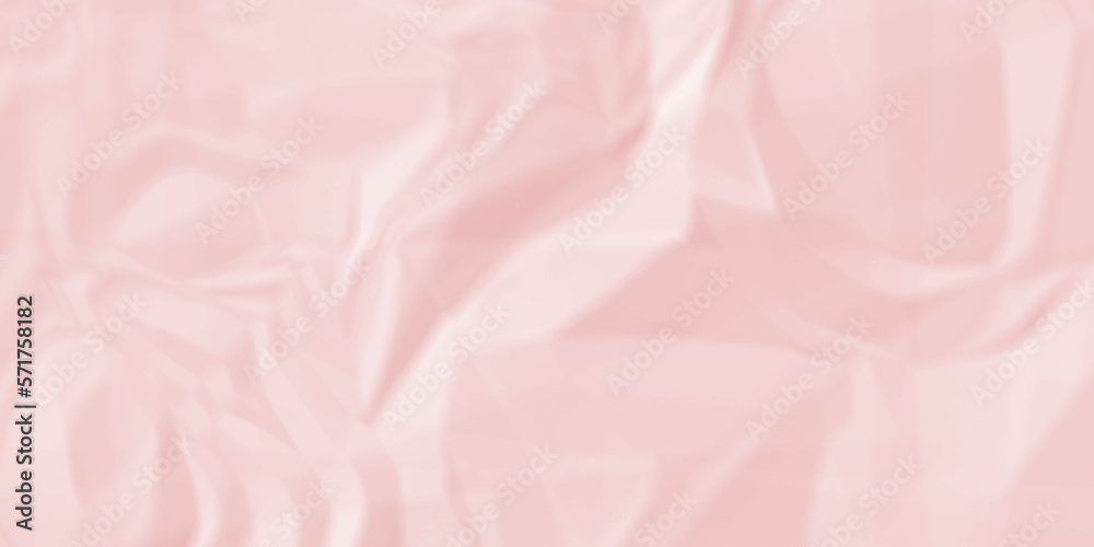 Fototapeta premium Pink paper crumpled texture. white fabric textured crumpled white paper background. panorama pink paper texture background, crumpled pattern texture backgrund. 