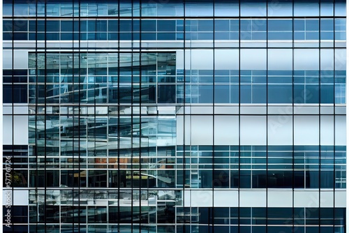 Facade of a corporate glass...