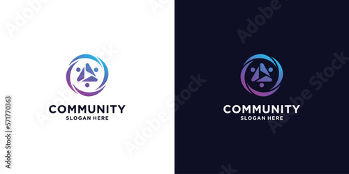 Luxury Creative Community Logo Design