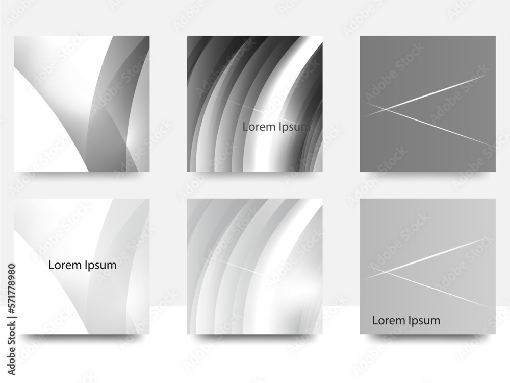 Fototapeta premium バナーや広告に使える カーブグラデーションの ほわっと光るベクターイラスト 