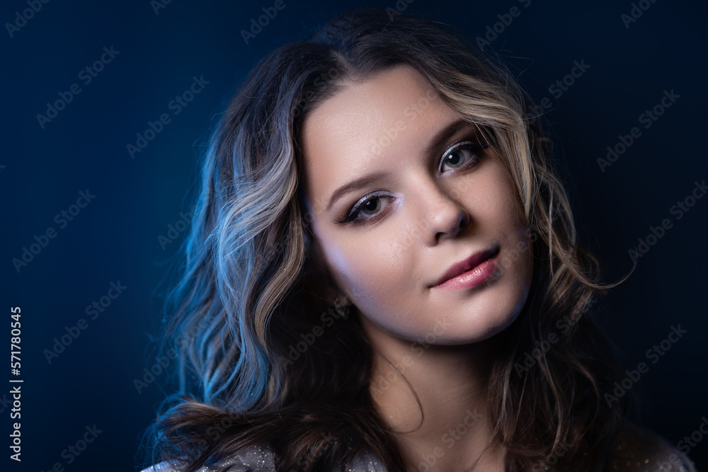 teenage girl in a silver dress teenage girl in a silver dress