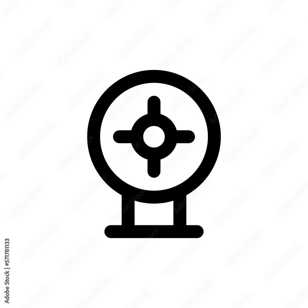 Fototapeta premium target line icon