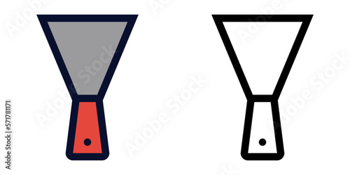 Scratcher. Color and Line Icons