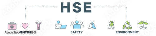 HSE  hse, health, safety, environment, icon vector illustration . 