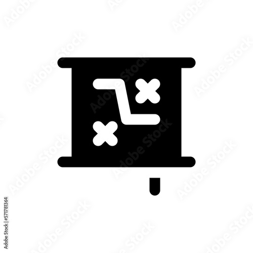 strategy glyph icon